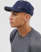 Calvin Klein Golf Mesh Cap In Navy