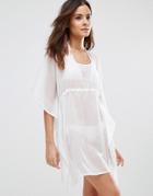 Echo Beach Smock Dress - White