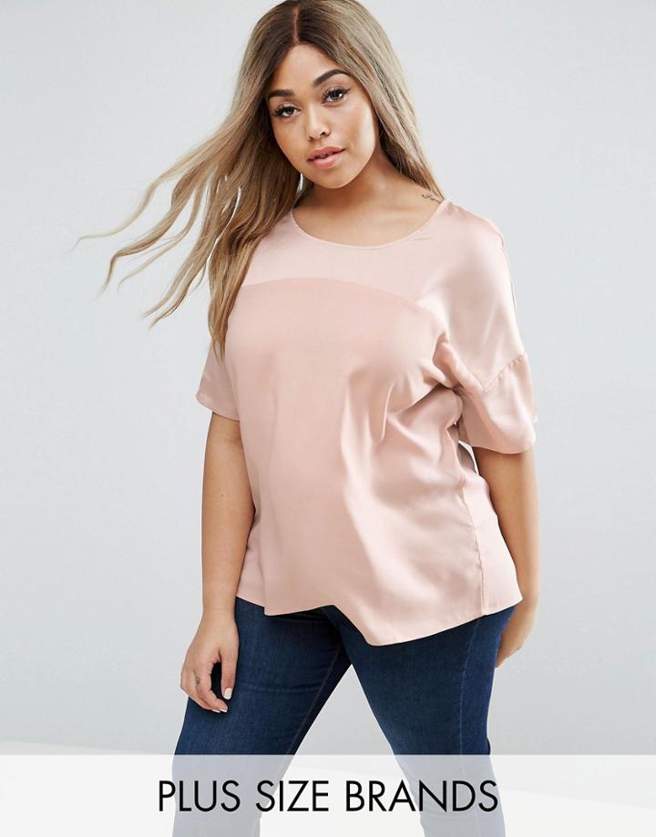 Junarose Plus Blouse - Pink