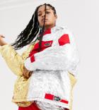 Db Berdan Overhead Windbreaker Jacket In Contrast Foil Two-piece-gold