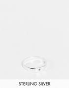 Kingsley Ryan Chunky Square Signet Ring In Sterling Silver