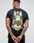 Cheats & Thieves Coat Of Arms Back Print T-shirt - Black