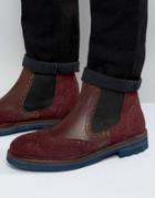 Rule London Chelsea Boots - Red