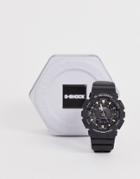 G-shock Digital S-series Black And Rose Gold Accent Watch - Black