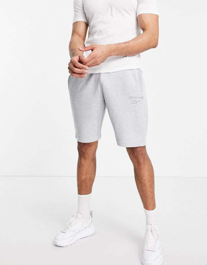 Reebok Classics Sweat Shorts In Gray-grey