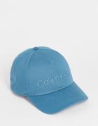 Calvin Klein Cotton Large Logo Cap In Blue - Lblue