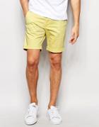Selected Homme Chino Shorts - Yellow