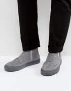 Blood Brother Shen Hi Sneakers In Gray - Gray