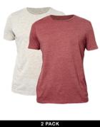 Asos T-shirt With Crew Neck 2 Pack Save 17%