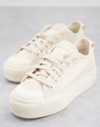 Adidas Originals Nizza Platform Sneakers In Oatmeal-neutral