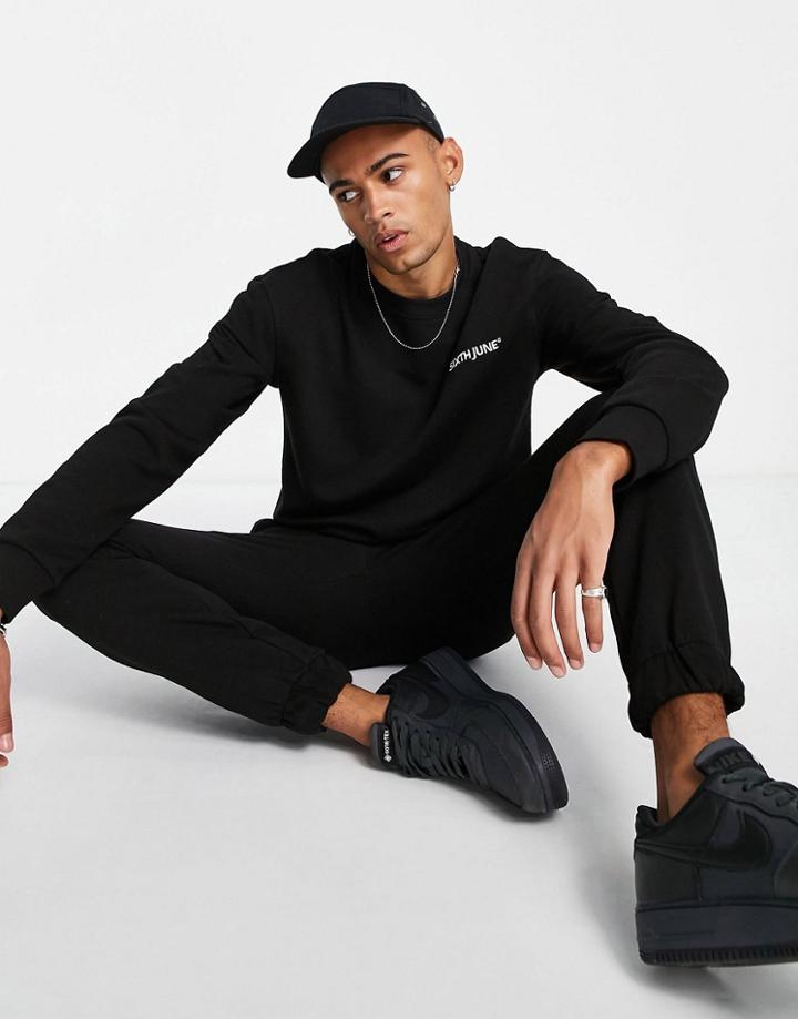 Sixth June Sweats Set In Black