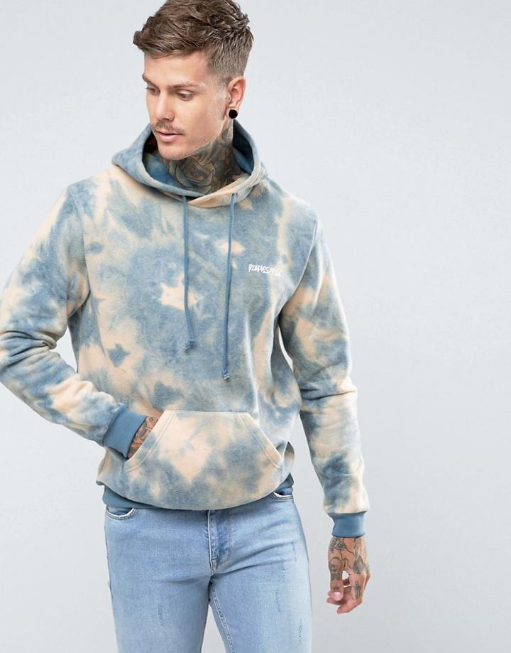 Roadies Of 66 Tie Dye Hoodie - Navy