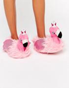 Asos Nutcracker Flamingo Princess Slippers - Pink