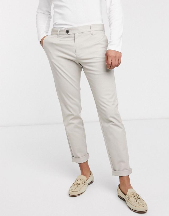 Selected Homme Carlo Slim Fit Pants-beige