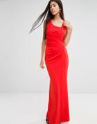 Jessica Wright Tailored Maxi Dress - Red