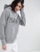 Primitive League Paneled Hoodie In Gray - Gray