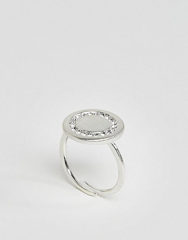 Pilgrim Silver Plated Ring - Silver