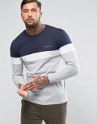 Illusive London Long Sleeve T-shirt In Muscle Fit - Gray
