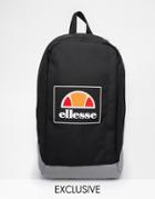 Ellesse Box Logo Backpack Exclusive To Asos - Black