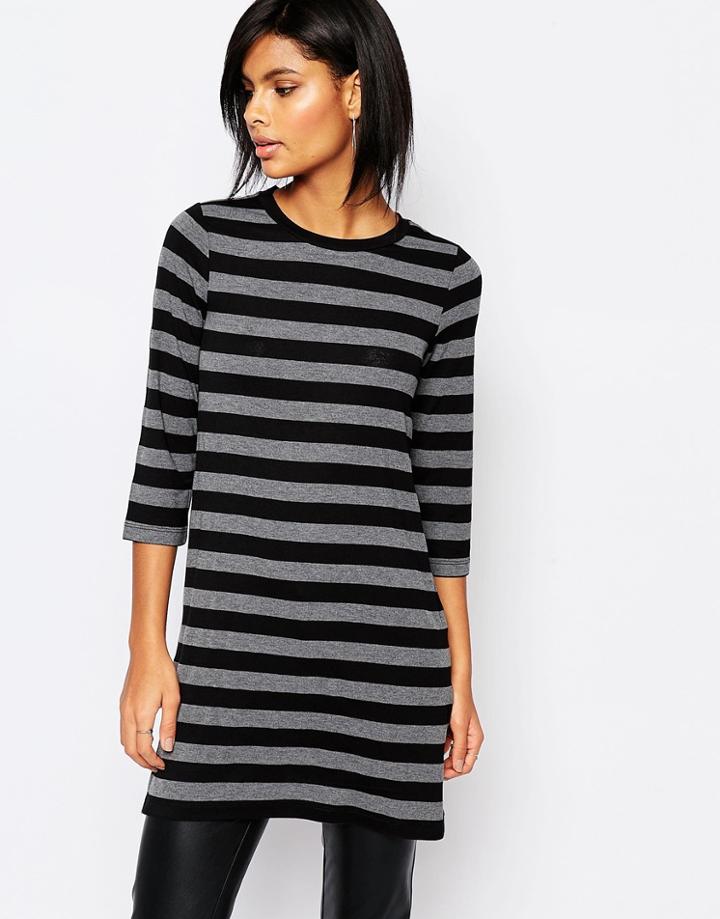 Vero Moda 3/4 Sleeve Stripe Top