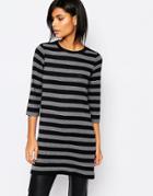 Vero Moda 3/4 Sleeve Stripe Top