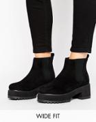 Asos Renee Wide Fit Chelsea Boot - Black