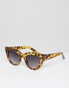 South Beach Tortoishell Cat Eye Sunglasses - Multi