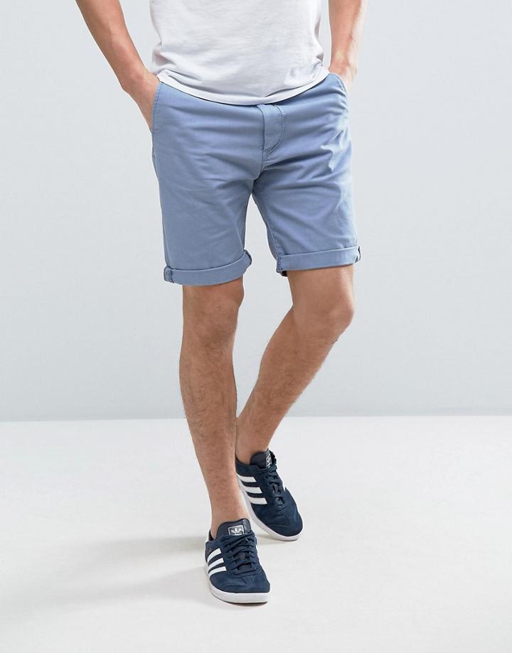 Esprit Color Denim Tapered Short - Blue