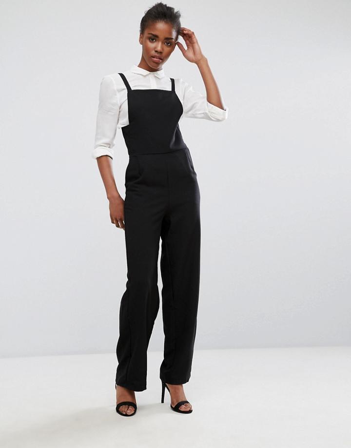 Alter Square Neck Jumpsuit - Black