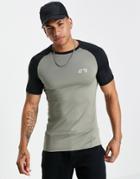 New Look Sport T-shirt In Khaki-green