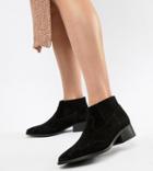 Vero Moda Leather Boot - Black