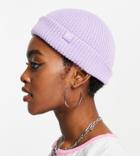 Reclaimed Vintage Inspired Unisex Fisherman Beanie In Lilac - Lilac-purple