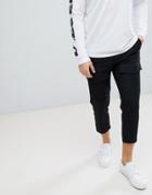 Diesel P-isan-an Cropped Cargo Pants - Black