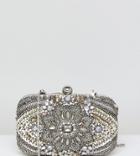 True Decadence All Over Embellished Box Clutch Bag - Multi