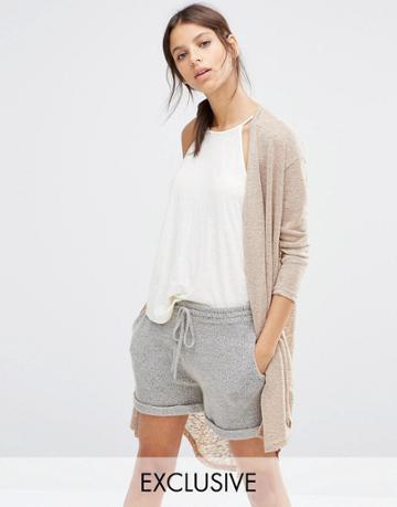 Stitch & Pieces Cardigan - Ecru