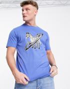 Paul Smith Zebra T-shirt In Blue