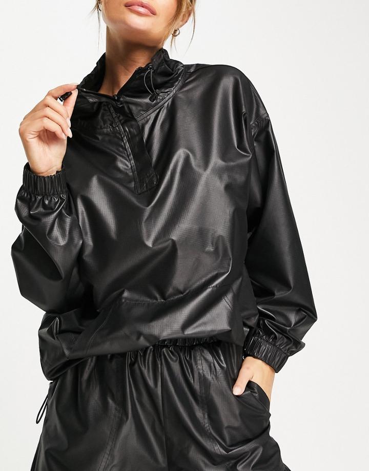 Asos 4505 Outdoor Zip Through Jacket-black