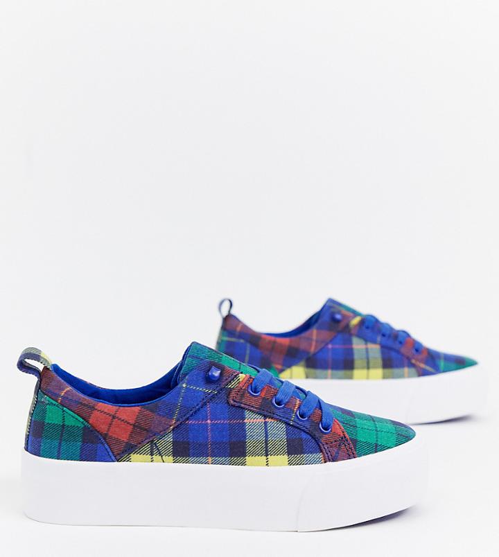 Bershka Multi Check Sneaker