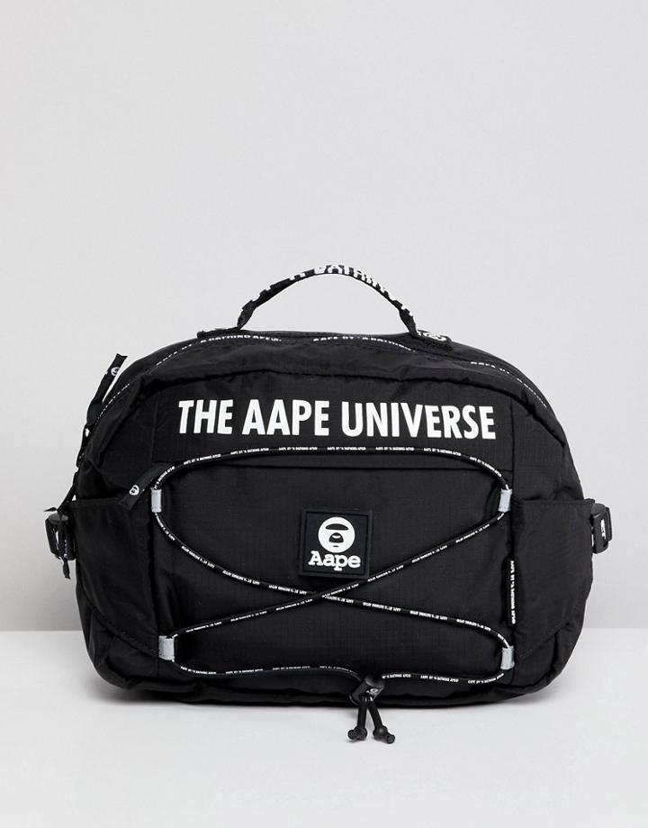Aape By A Bathing Ape Waist Bag - Black