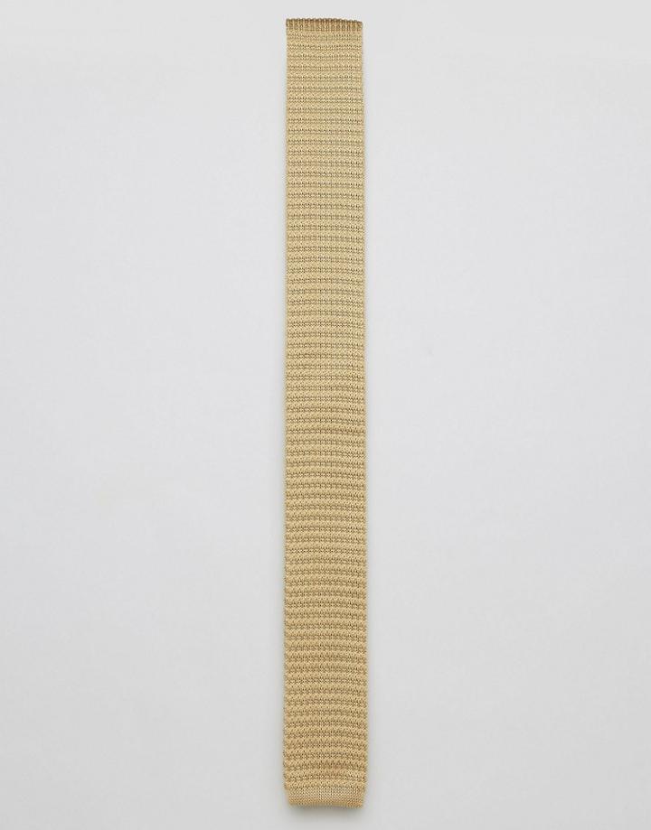 Original Penguin Knitted Tie - Tan