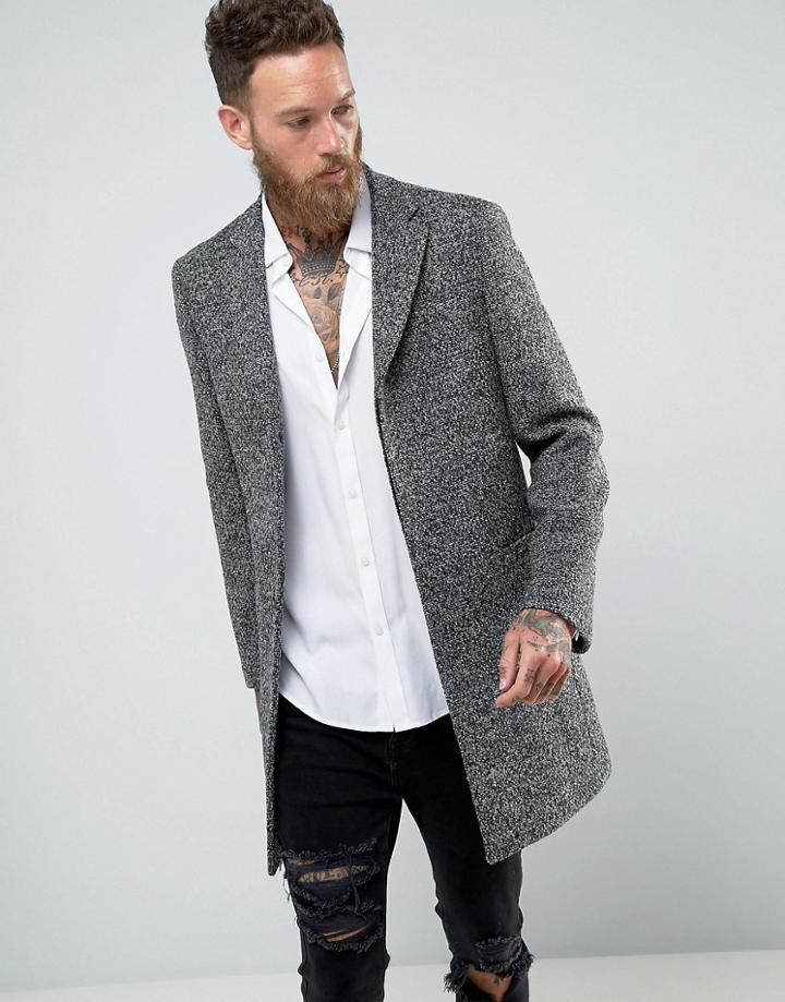 Rudie Textured Wool Epsom Jacket - Gray