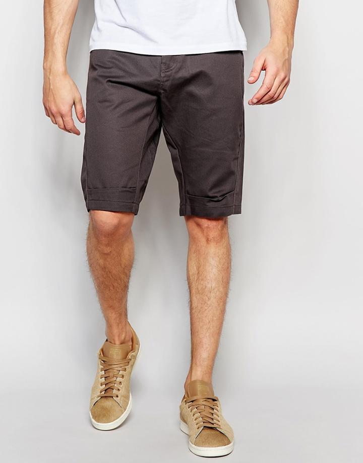 Jack & Jones Anti Fit Chino Shorts - Gray