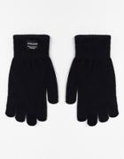 Jack & Jones Basic Knitted Gloves In Black