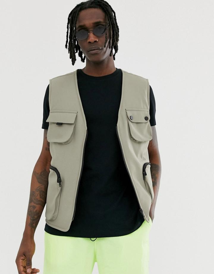 Mennace Utility Tank In Stone