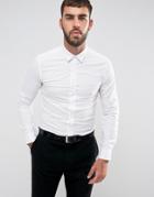 Only & Sons Skinny Smart Shirt With Stretch - White
