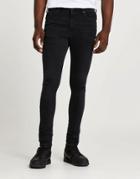 River Island Spray On Jeans In Washed Black