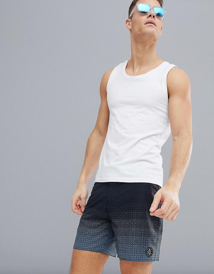 Protest Taste Board Shorts 19 Inch In Blue - Blue