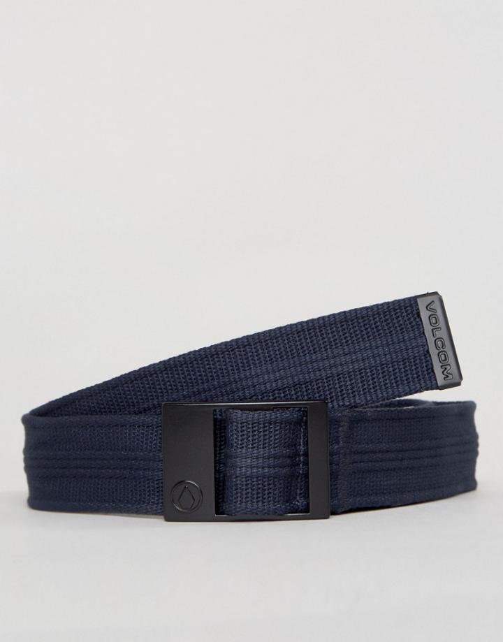 Volcom Step Over Web Belt - Navy