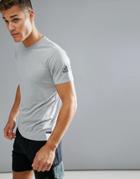 Adidas Training Freelift T-shirt In Gray Br4150 - Gray