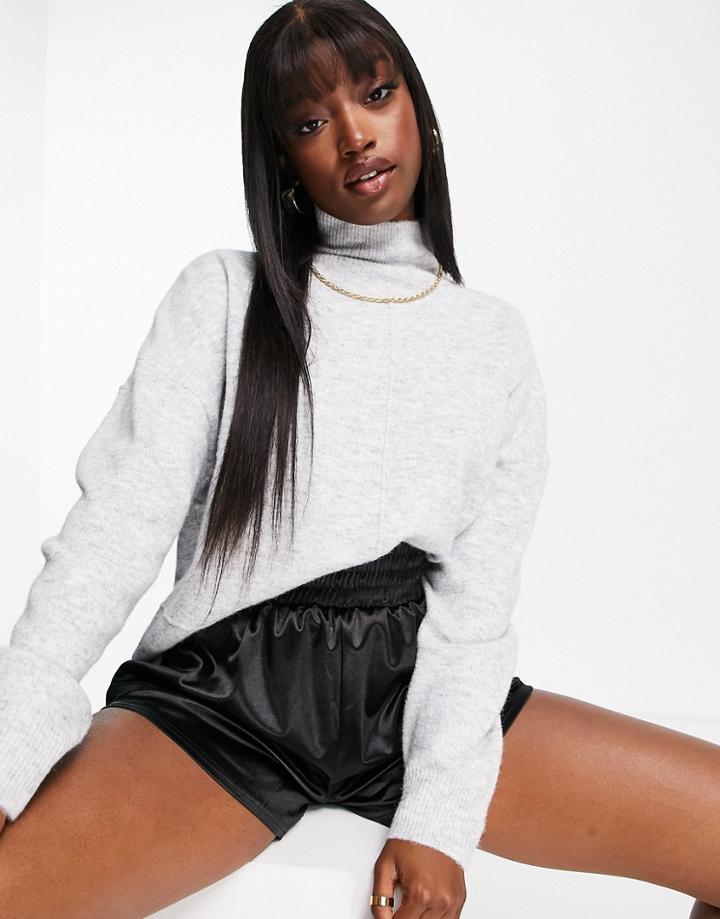 Na-kd Dropped Shoulder Sweater In Gray-grey